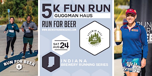 Hauptbild für 5k Beer Run x Guggman Haus Brewing| 2024 Indiana Brewery Running Series