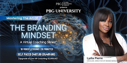 The Branding Mindset | Self-Paced & VIP Coaching primary image