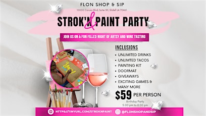 Strok'n Paint Party
