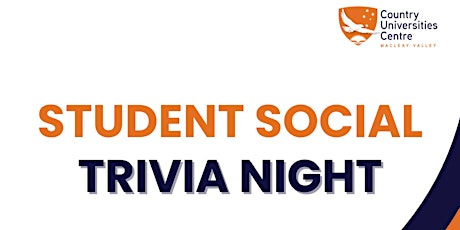 Student social - Trivia Night