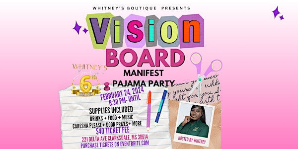 2024 Woman With Purpose - Vision Board Party, February 24 Tickets, Sat,  Feb 24, 2024 at 9:00 AM