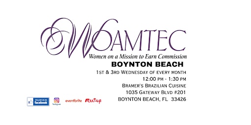 Imagem principal do evento WOAMTEC Boynton Beach