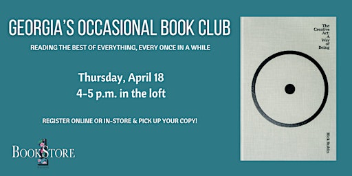 Imagen principal de Georgia's Occasional Book Club: "The Creative Act" by Rick Rubin