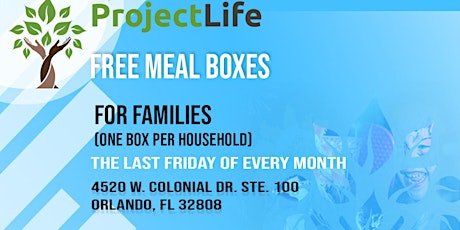 4th Friday Family Meal Box Give Away