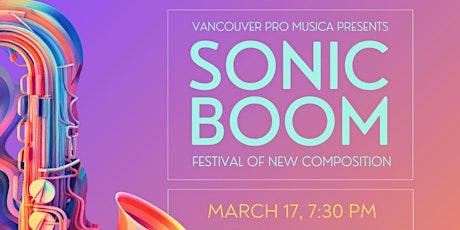 Sonic Boom Festival of New Composition 2024 - Ensemble-in-Residence Concert primary image