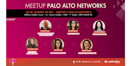 Imagem principal do evento Cloud Girls - Presencial - Palo Alto Networks