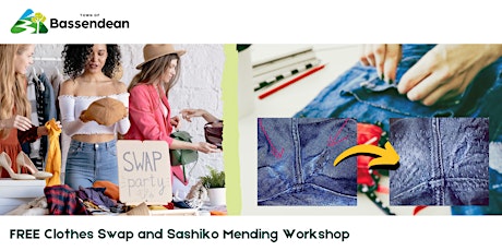 Image principale de Bassendean Clothes Swap & Sashiko Mending Workshop
