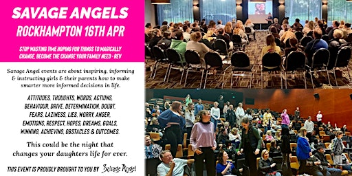 Imagem principal do evento Savage Angels - ROCKHAMPTON