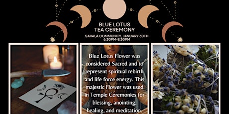 Blue Lotus Tea Ceremony and Ancestral Healing primary image