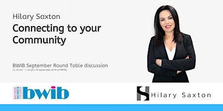 BWIB Round Table Discussion - Connecting to your community primary image