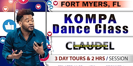 KOMPA DANCE CLASS IN  FORT MYERS,  3 DAY  TOUR -  FEB 23RD - 24TH - 25TH primary image