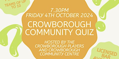 Crowborough Community Quiz primary image