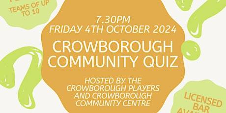 Crowborough Community Quiz