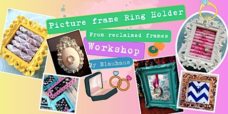 Sunday Morning Coffee & Crafts! Mini Picture Frame Ring Holder