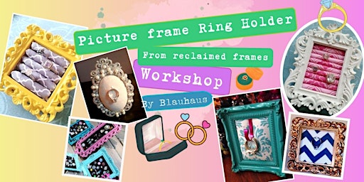 Imagem principal de Sunday Morning Coffee & Crafts! Mini Picture Frame Ring Holder