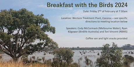 Image principale de Breakfast with the Birds 2024 at Western Treatment Plant (Point Wilson)