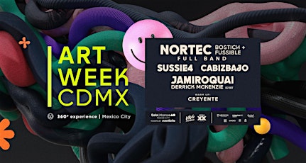Hauptbild für NORTEC + SUSSIE 4 + JAMIROQUAI | 360º Experience ART WEEK Music Festival