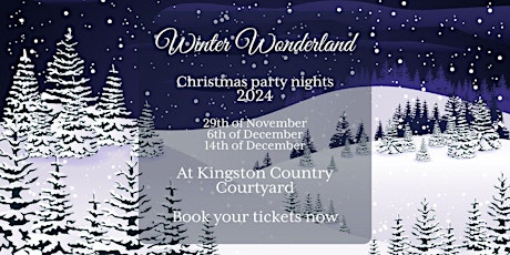 Christmas party night, join us in Winter Wonderland