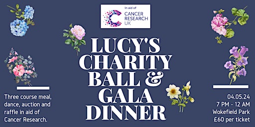 Hauptbild für Lucy's Charity Ball and Gala Dinner for Cancer Research 2024