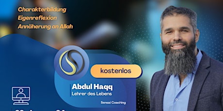 Hauptbild für Online-Webinar mit Abdul Haqq