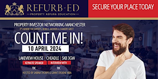 Primaire afbeelding van Property Networking REFURB-ED Property Investor Networking Manchester
