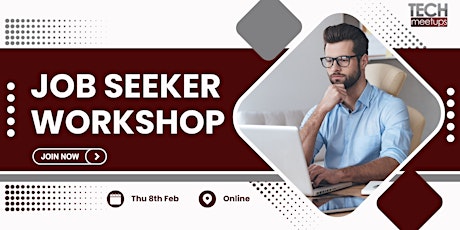 Imagen principal de Techmeetups Job Seeker Workshop