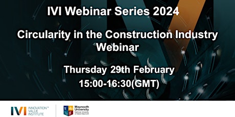 Circularity in the Construction Industry Webinar primary image