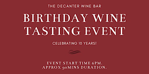 Primaire afbeelding van BIRTHDAY WINE TASTING