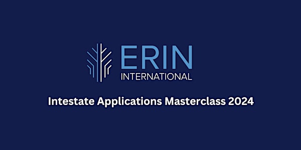 Sligo  2024 - Intestate Applications Masterclass