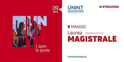 Presentazione in diretta streaming - corsi di laurea magistrale