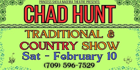 Chad Hunt - Traditional and Country Show primary image