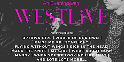 Imagem principal do evento An Evening With Westlive