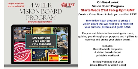 4 week Vision Board Program 2024 primary image