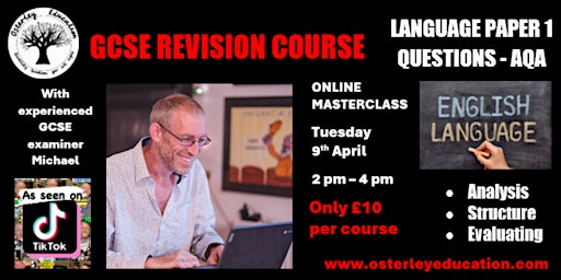 Hauptbild für GCSE Revision Course - English Language Paper 1 Questions (AQA)