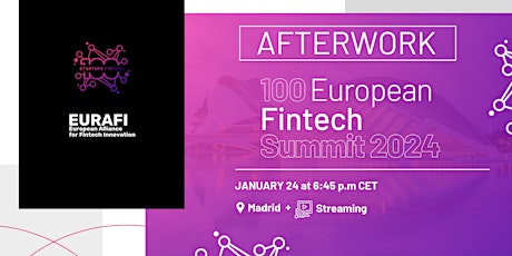 Imagen principal de AFTERWORK 100 European Fintech Summit