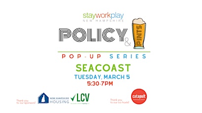 Immagine principale di Policy & Pints Pop-up Series: Seacoast 