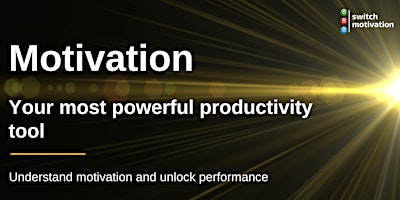 Motivation - Your most powerful productivity tool  primärbild