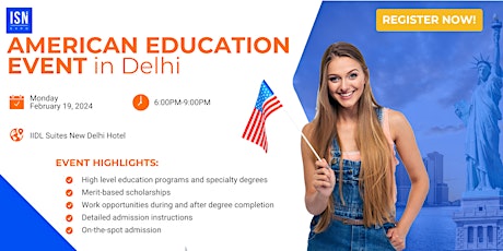 American Education Event in Delhi primary image