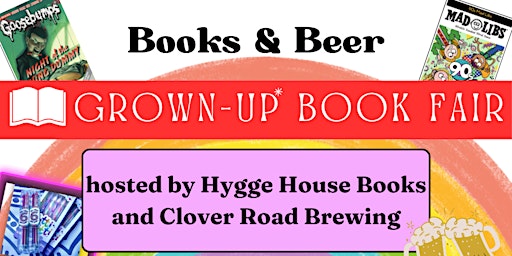 Grown-Up Book Fair at Clover Road Brewing primary image