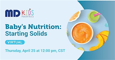 Free Virtual Class - Baby's Nutrition: Starting Solids