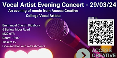 Vocal Artist Level 32 Evening Concert