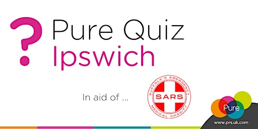 Imagem principal do evento Pure charity quiz 2024 - Ipswich