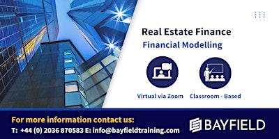 Imagem principal do evento Bayfield Training - Real Estate Finance (In-Person)