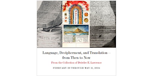 Primaire afbeelding van Virtual Exhibition Tour: Language, Decipherment, and Translation