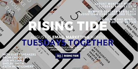 Tuesdays Together August Meetup - EMAIL MARKETING primary image