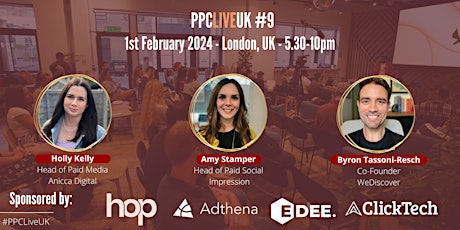 Imagem principal do evento PPC Live UK #9