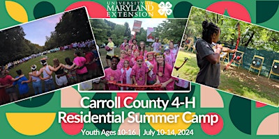 Carroll County 4-H Residential Summer Camp: Ages 10-16 primary image