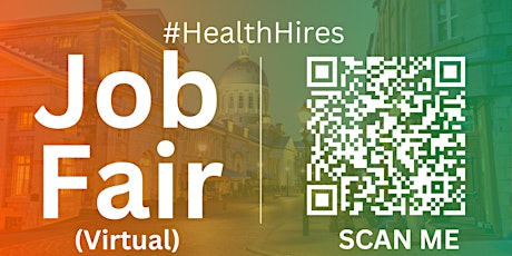 #HealthHires Virtual Job Fair / Career Expo Event #Montreal