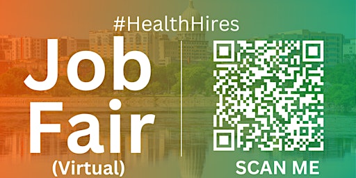 Imagen principal de #HealthHires Virtual Job Fair / Career Networking Event #Madison