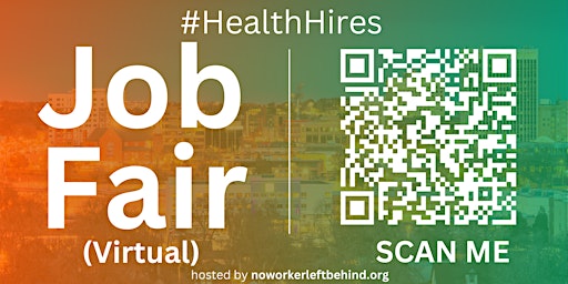 #HealthHires Virtual Job Fair / Career Networking Event #ColoradoSprings